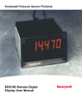 Honeywell RDD100 User's Manual