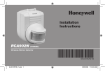 Honeywell RCA902N User's Manual