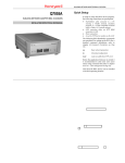 Honeywell Q7055A User's Manual