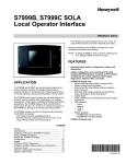 Honeywell S7999B User's Manual