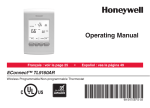 Honeywell Thermostat TL9160AR User's Manual