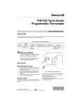 Honeywell Thermostat TH8110U User's Manual