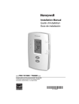 Honeywell Thermostat TH1000 User's Manual