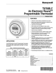 Honeywell Thermostat T8700C User's Manual