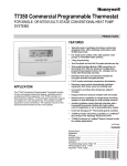 Honeywell Thermostat T7350 User's Manual