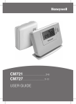 Honeywell Thermostat CM721 User's Manual