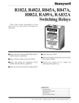 Honeywell Switch R845A User's Manual