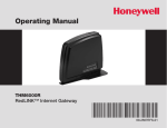 Honeywell THM6000R User's Manual