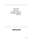 Honeywell PRO22ENC1 User's Manual