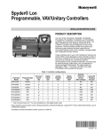 Honeywell PUL1012S User's Manual