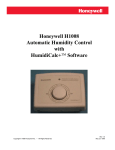 Honeywell Dehumidifier H1008 User's Manual
