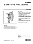 Honeywell Burner Q179B User's Manual