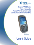 Honeywell Dolphin 7900 User's Manual