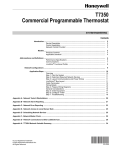 Honeywell T7350 User's Manual