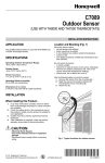 Honeywell C7089 User's Manual
