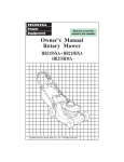 Honda HR215SXA User's Manual