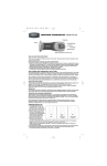 HoMedics TU-100 User's Manual