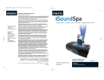 HoMedics SoundSpa SS-7000 User's Manual