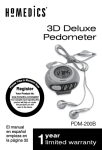 HoMedics PDM-200 Downloadable Instruction Book