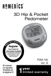 HoMedics PDM-100 Downloadable Instruction Book