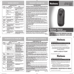 Holmes HOLCLG201 User's Manual