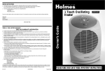 Holmes HFH5505 User's Manual