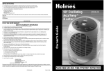 Holmes HFH595-CN User's Manual