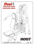 Hoist Fitness hoist dual500 User's Manual