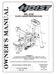 Hoist Fitness RPL-5102 User's Manual