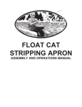 Hobie Stripping Apron User's Manual