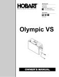 Hobart OM-186 165C User's Manual