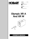 Hobart OM-1581 User's Manual