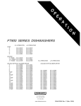 Hobart FT900 SERIES User's Manual