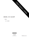 Hobart 610 User's Manual