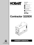 Hobart 3225DX User's Manual