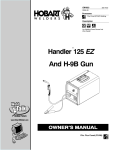 Hobart 125 EZ User's Manual