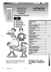 Hitachi Refrigerator R-26SVND User's Manual