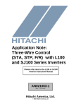 Hitachi AN021003-1 User's Manual