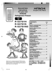 Hitachi Freezer R-S37SVH User's Manual