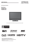 Hitachi P50H01AU User's Manual