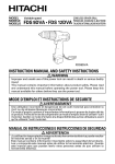 Hitachi FDS 9DVA User's Manual