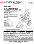 Hitachi EM 490 User's Manual