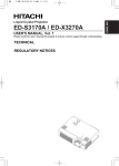 Hitachi EDS3170A User's Manual