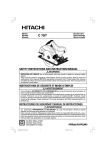 Hitachi 7ST User's Manual