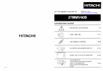 Hitachi 27MMV40B User's Manual