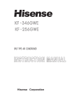 Hisense Group KF 346GWE User's Manual