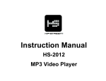 Hip Street VIDEO HS-2012 User's Manual