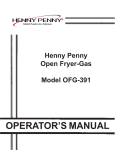 Henny Penny OFG-391 User's Manual