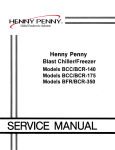 Henny Penny BCC/BCR-140 User's Manual