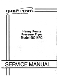Henny Penny 680 KFC User's Manual
